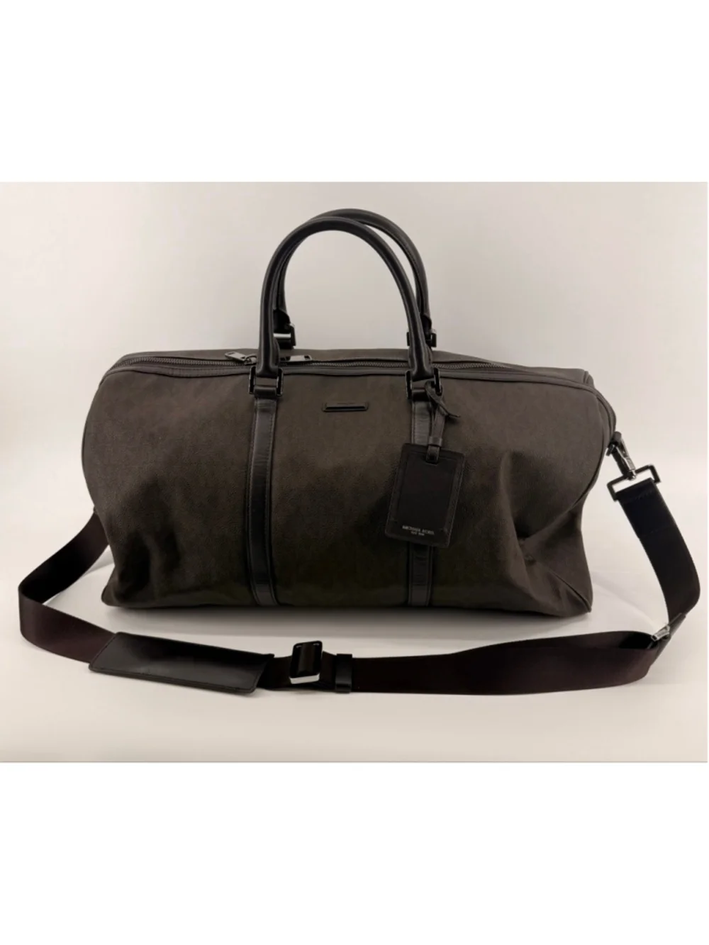 Michael Kors Jet Set Travel Large Duffle Bag Handbag Brown With Strap